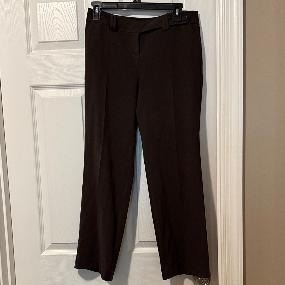 Ann Taylor Espresso Straight Leg Pants